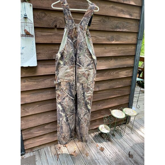 CARHARTT Realtree AP Camouflage Hunting Overalls double knee 40x30 - Picture 7 of 12